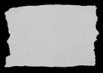 Torn paper on black