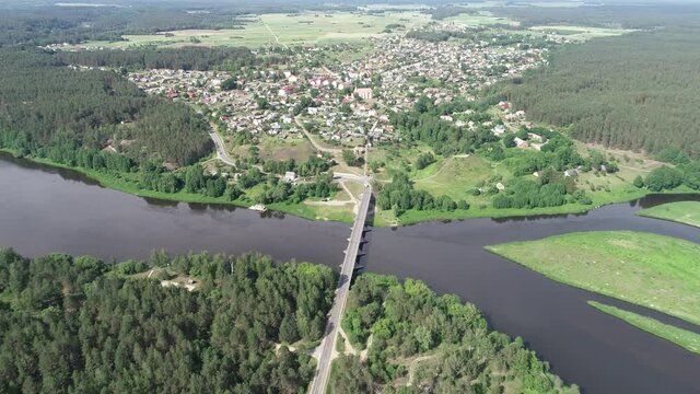 bridge to a small town