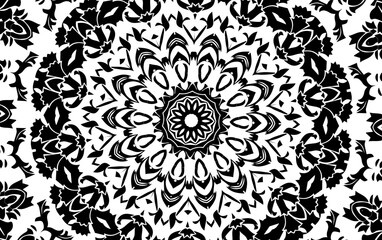 Unique mandala design. Abstract kaleidoscope background