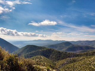 Walking in the mountains of Real de Catorce, San Luis Potosí, México. La sierra de catorce.