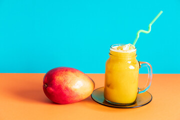 mango cocktail summer smoothie tropical drink 