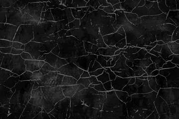 Black broken antique  grunge crackled effect texture. Old vintage black background.