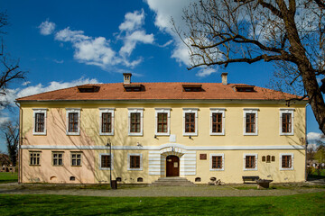 Museum of history and archeology  on April 23, 2021 in Targu-Mures. 