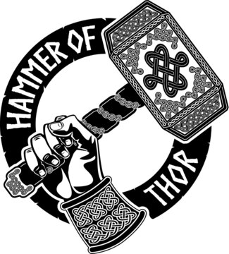 the viking god,  thors hammer