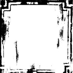 Scratched Frame. Grunge Urban Background Texture Vector. Dust Overlay. Distressed Grainy Grungy Framing Effect. Distressed Backdrop Vector Illustration. EPS 10.