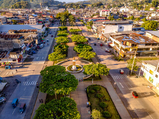 aerial view tingo maria 