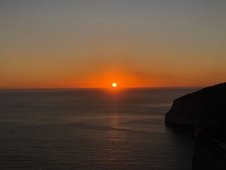 Obraz premium sunset over the sea