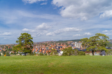 view of the town