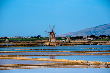 2021 05 29 Marsala windmills in the salt flats