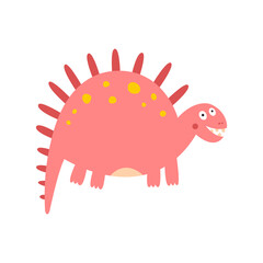 Cute dinosaur drawn as vector for kids fashion