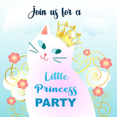 Сhildren's birthday invitation. Party invitation