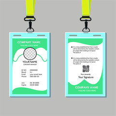 Corporate Id Card Design Template 