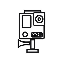 action camera icon. action camera symbol vektor elements for infographic web.