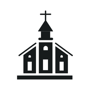 church building icon. church building symbol vektor elements for infographic web.