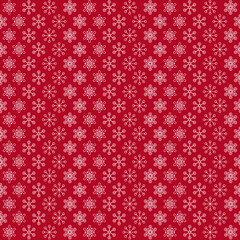 Christmas seamless pattern with snowflake
