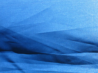 Blue jeans folded cloth background.
