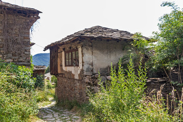 Village of Kovachevitsa with nineteenth century houses, Bulgaria