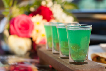 cocktail on the table