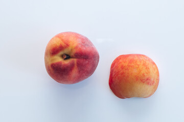 fruits on a white background
