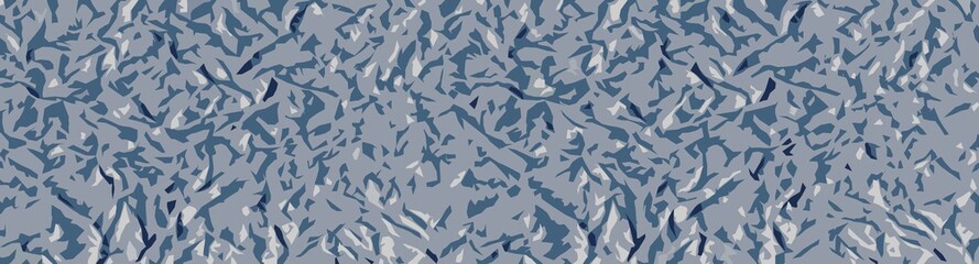 Grey background. Camouflage template for design. Artistic abstract backdrop. Grey and blue. Military colors.