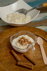 brazilian dessert made of rice and condensed milk called arroz doce