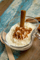 brazilian dessert made of rice and condensed milk called arroz doce