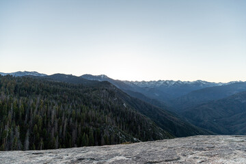 Sequoia National Park Moro Rock Sunrise 