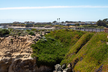 Fototapeta na wymiar Santa Cruz Coastline Ocean