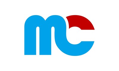 brand letter logo MC alphabet