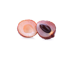 lichee isolated on a white background