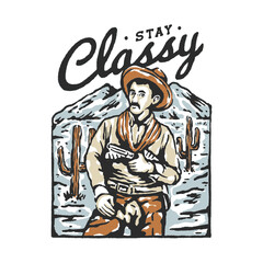 Cowboy illustration