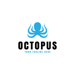 octopus design suitable for logo template