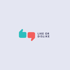 Like or Dislike Logo Mark
