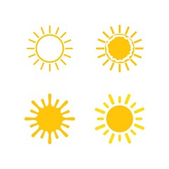 sun illustration logo