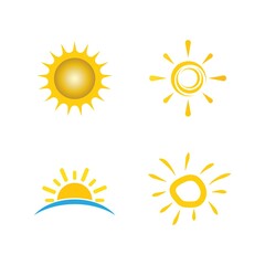 sun illustration logo