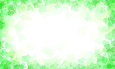 葉っぱのイラストで作ったフレーム