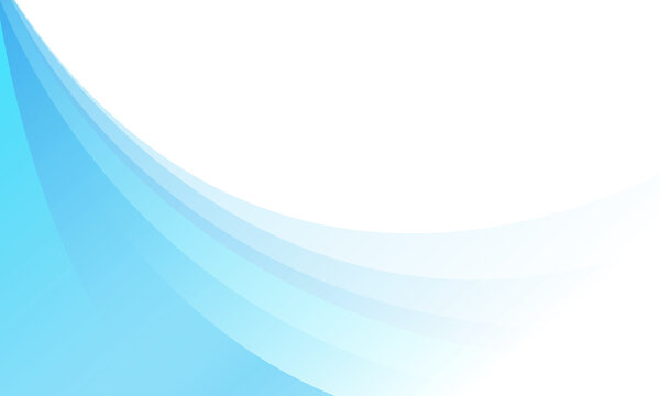 abstrct banner background with blue wavy shapes