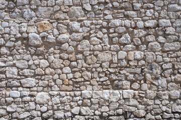 White Stone Wall Texture Background