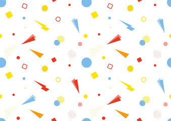 可愛らしい幾何学シームレス背景