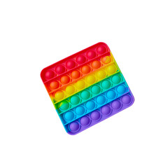 Antistress toy pop it fidget isolated on white background.