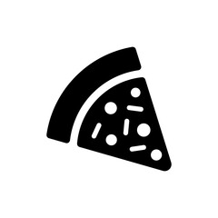 Pizza icon vector.