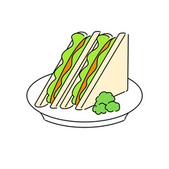 美味しいサンドウィッチ
