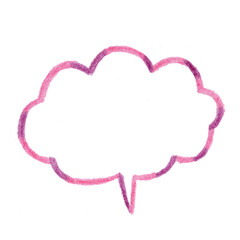 手描きの吹き出し素材