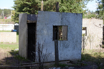 Airsoft scenery in the forest