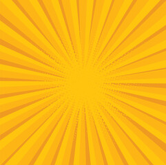 Comic speed lines halftone dots Background. Cartoon Vector Illustration. Pop art vector design element