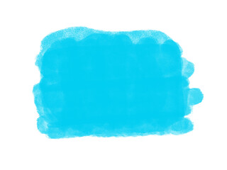 Watercolor abstract pained with light-blue color background. Concepts for poster, wallpaper, card, book cover, packaging..