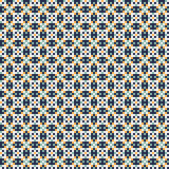 Abstract Cross Pattern generative computational art illustration