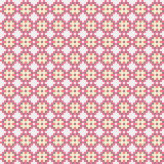 Fototapeta premium Abstract Cross Pattern generative computational art illustration