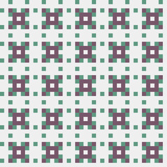 Abstract Cross Pattern generative computational art illustration
