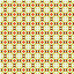 Abstract Cross Pattern generative computational art illustration